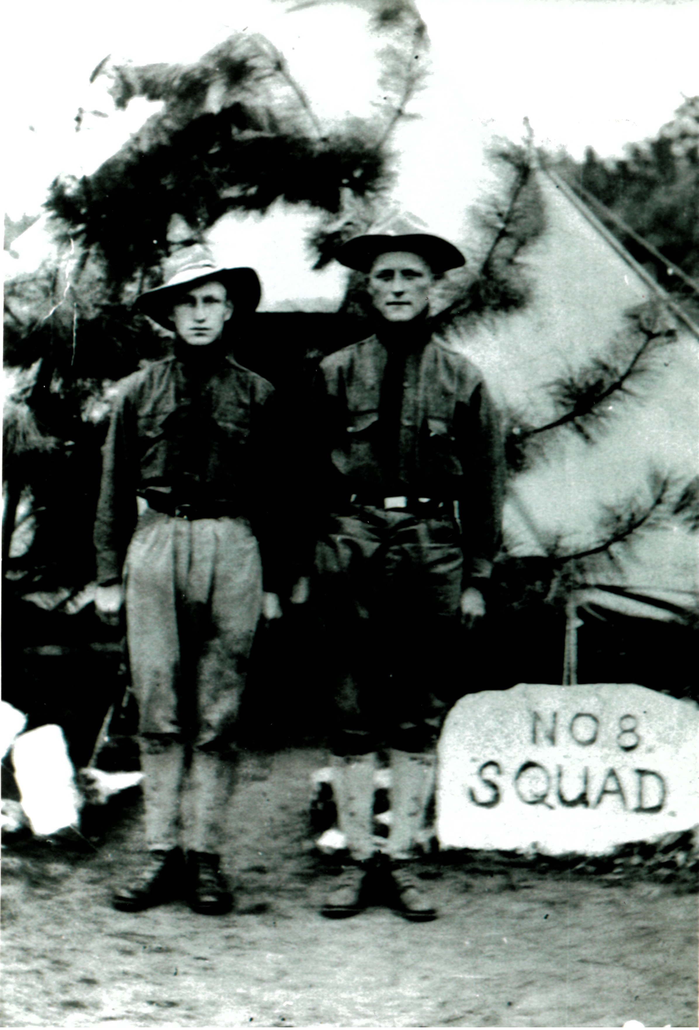 Martin Evenson in National Guard uniform WWI